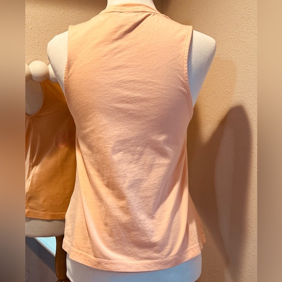 ADIDAS tank top crew neck size small salmon peachy color - Picture 2 of 4